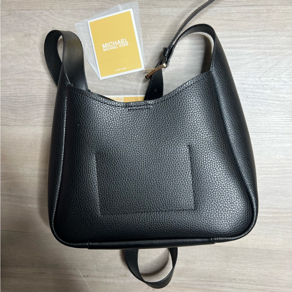 NWT Michael Kors Birch Leather Crossbody Bag in Black - Picture 5 of 6